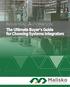 INDUSTRIAL AUTOMATION: The Ultimate Buyer s Guide for Choosing Systems Integrators