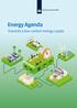 Energy Agenda. Towards a low-carbon energy supply