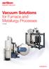 Vacuum Solutions for Furnace and Metallurgy Processes