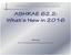 ASHRAE 62.2: What s New in 2016