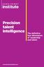 Precision talent intelligence The definitive