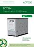 TOTEM. Cogeneration (CHP) Range. TECHNICAL SUBMITTAL TR r2. Highest total efficiency with modulating output and lowest NO X emissions available