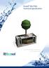 Ecosol Bio Filter Technical Specification. environmentally engineered for a better future. Ecosol WASTEWATER FILTRATION SYSTEMS