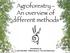 Agroforestry An overview of. different methods. Permakultur.se Joel Holmdahl - Rikkenstorp.se - 7.com/rikkenstorp
