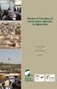Review of Functions of Government Agencies in Afghanistan. Dr. Axel G Koetz and Ihsanullah Ghafoori