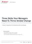 Three Skills Your Managers Need To Thrive Amidst Change