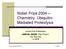 Nobel Prize 2004 Chemistry: Ubiquitin- Mediated Proteolysis
