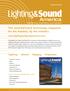 Lighting&Sound. The entertainment technology magazine for the industry, by the industry. Lighting Sound Staging Projection.