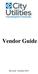 Vendor Guide Revised: October 2015