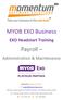 MYOB EXO Business. Payroll