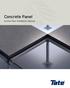 Concrete Panel. Access Floor Installation Manual