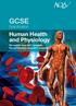 GCSE. Specification. Human Health and Physiology For exams June 2011 onwards For certification June 2011 onwards