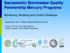 Sacramento Stormwater Quality Partnership Mercury Programs
