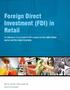 Foreign Direct Investment (FDI) in Retail