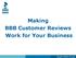 Making BBB Customer Reviews Work for Your Business