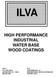 ILVA HIGH PERFORMANCE INDUSTRIAL WATER BASE WOOD COATINGS PARONA, ITALY