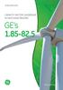 GE Renewable Energy CAPACITY FACTOR LEADERSHIP IN HIGH WIND REGIMES. GE s