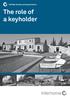 Holiday houses and apartments. The role of a keyholder