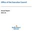 Office of the Executive Council. Annual Report