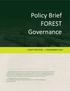 Policy Brief FOREST Governance