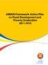 ASEAN Framework Action Plan on Rural Development and Poverty Eradication ( )