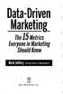 Data-Driven Marketing The 15 Metrics