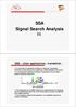 SSA Signal Search Analysis II