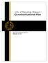 City of Marceline, Missouri Communications Plan