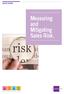 WHITE PAPER Measuring and Mitigating Sales Risk.