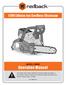 Operation Manual. 120V Lithium Ion Cordless Chainsaw MODEL #