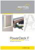 PowerDeck F. PIR insulation for Warm Flat Roofs. Product Guide