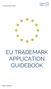 eutrademark.online EU TRADEMARK APPLICATION GUIDEBOOK 2017 Ipriq Oy