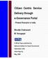 Citizen Centric Service Delivery through e-governance Portal