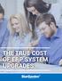 CAN YOU TAKE THE PAIN OUT OF SYSTEM UPGRADES? //1 THE TRUE COST OF ERP SYSTEM UPGRADES. Power Your People