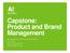 Capstone: Product and Brand Management. Introduction and Course practicalities Prof. Pekka Mattila Alexei Gloukhovtsev