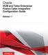 Oracle HCM and Taleo Enterprise Fusion-Taleo Integration Configuration Guide. Release 17