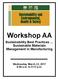 Workshop AA. Sustainability Best Practices Sustainable Materials Management in Manufacturing. Wednesday, March 22, :00 a.m. to 9:15 p.m.
