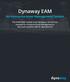 Dynaway EAM. An Enterprise Asset Management System
