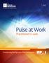 9th Global Project Management Survey. Pulse at Work. Practitioner s Guide. Transforming the high cost of low performance