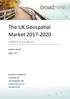 The UK Geospatial Market