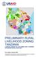 PRELIMINARY RURAL LIVELIHOOD ZONING: TANZANIA A SPECIAL REPORT BY THE FAMINE EARLY WARNING SYSTEM NETWORK (FEWS NET)