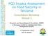 PCD Impact Assessment on Food Security in Tanzania