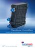 Membrane Humidifiers. fumasep High Performance Membrane Humidifiers for Fuel Cells