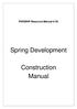 RWSSHP Resource Manual # 3b. Spring Development. Construction Manual