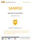 SAMPLE Opportunity Assessment Report