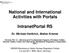 National and International Activities with Portals. IntranetPortal RS