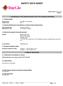 SAFETY DATA SHEET. 1. Identification of the substance/mixture and of the company/undertaking. GloPril CoronaMagenta GPL21