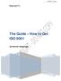 The Guide How to Get ISO 9001