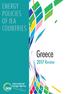 ENERGY POLICIES OF IEA COUNTRIES. Greece 2017 Review. Secure Sustainable Together