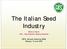 The Italian Seed Industry